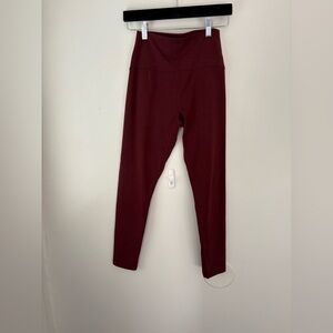 Aerie women’s Medium  Burgundy Leggings